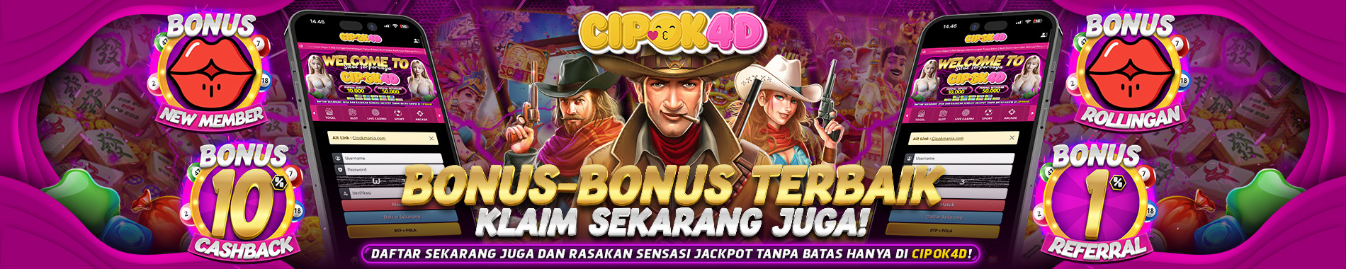 Cipok4D - Situs Resmi Hadiah Terbesar Dengan BONUS TERBAIK